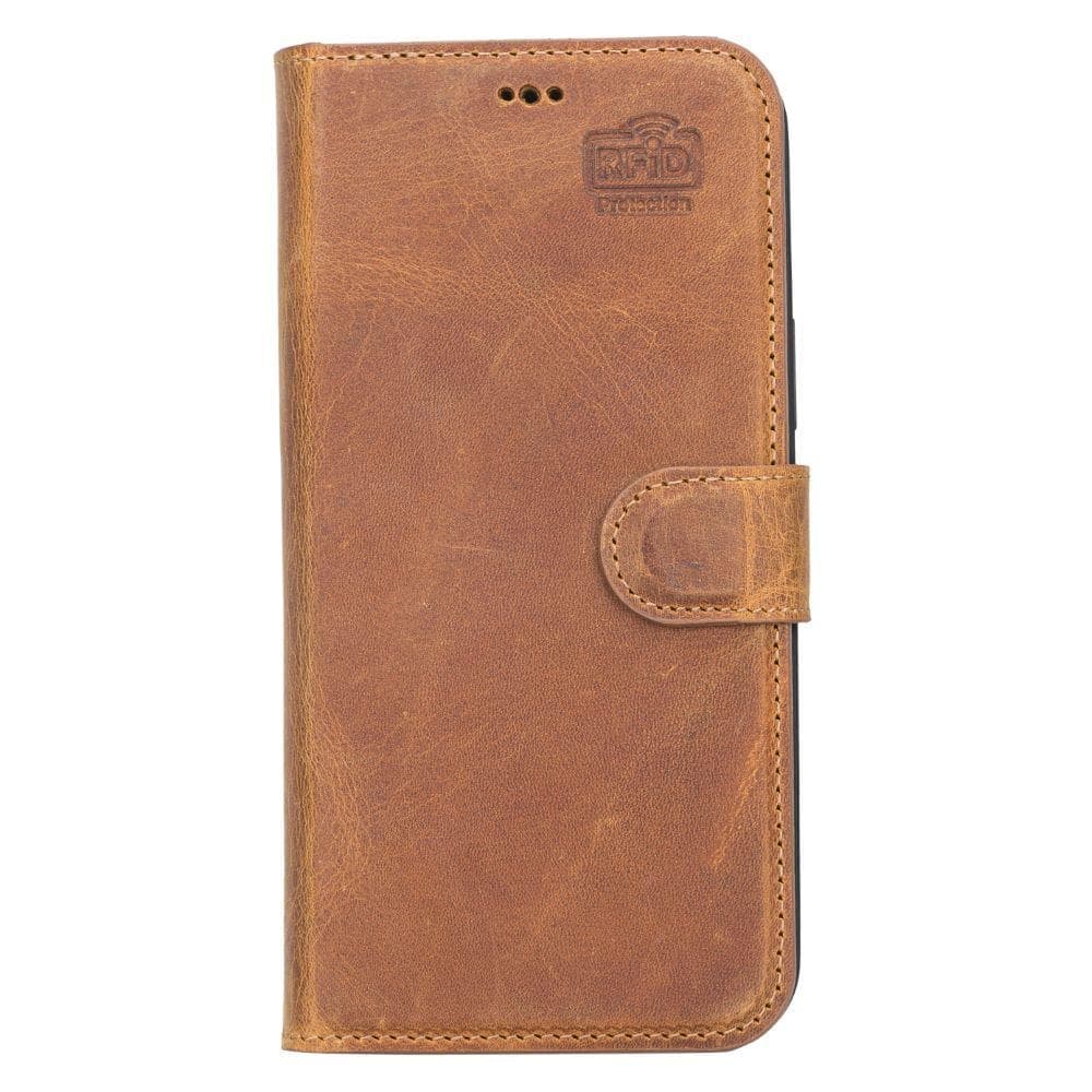 Magic iPhone 13 Series Detachable Genuine Leather Case / MW