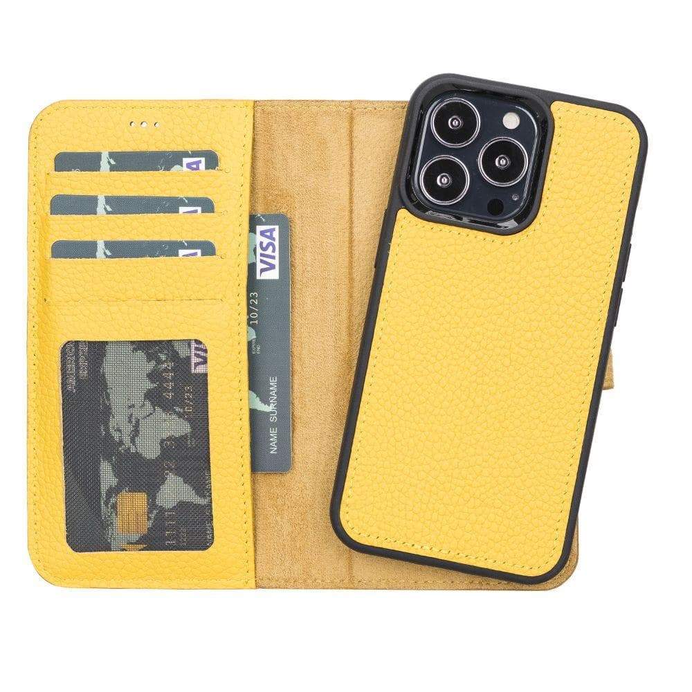 Magic iPhone 13 Series Detachable Genuine Leather Case / MW