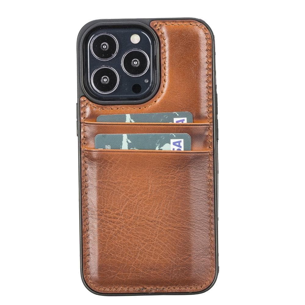 Flex Cover Card Holder iPhone 13 Series Genuine Leather Back Cover