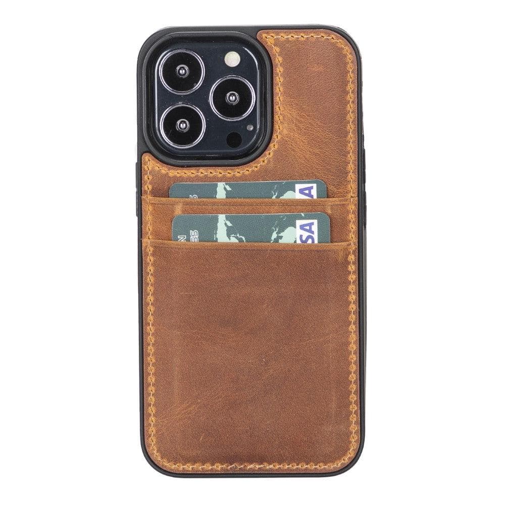 Flex Cover Card Holder iPhone 13 Series Genuine Leather Back Cover