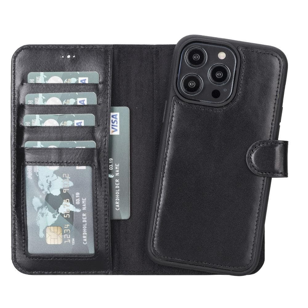 Magic iPhone 14 Pro Detachable Leather Wallet Case