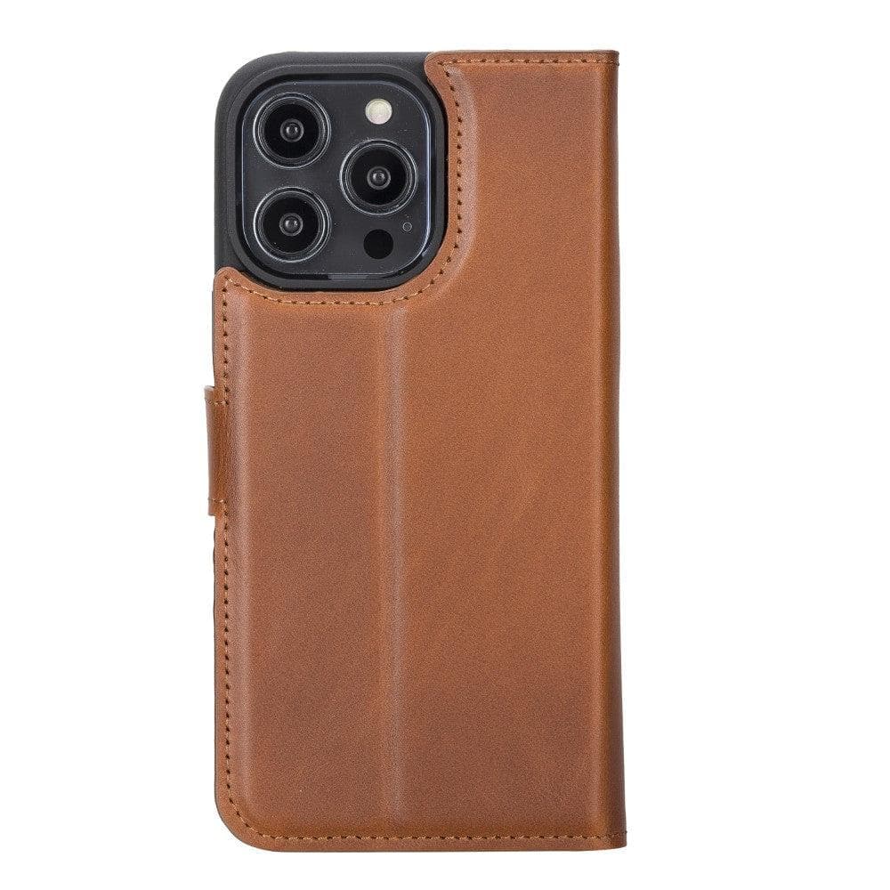 Magic iPhone 14 Series Detachable Genuine Leather Case