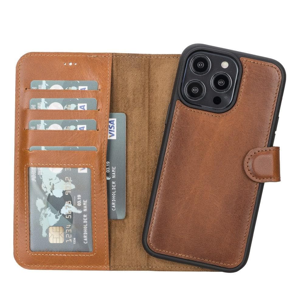 Magic iPhone 14 Pro Detachable Leather Wallet Case