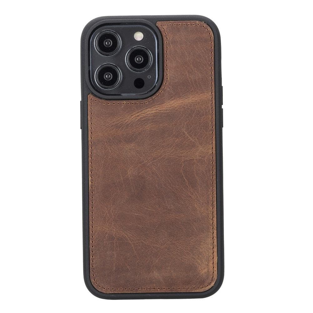 Magic iPhone 14 Series Detachable Genuine Leather Case