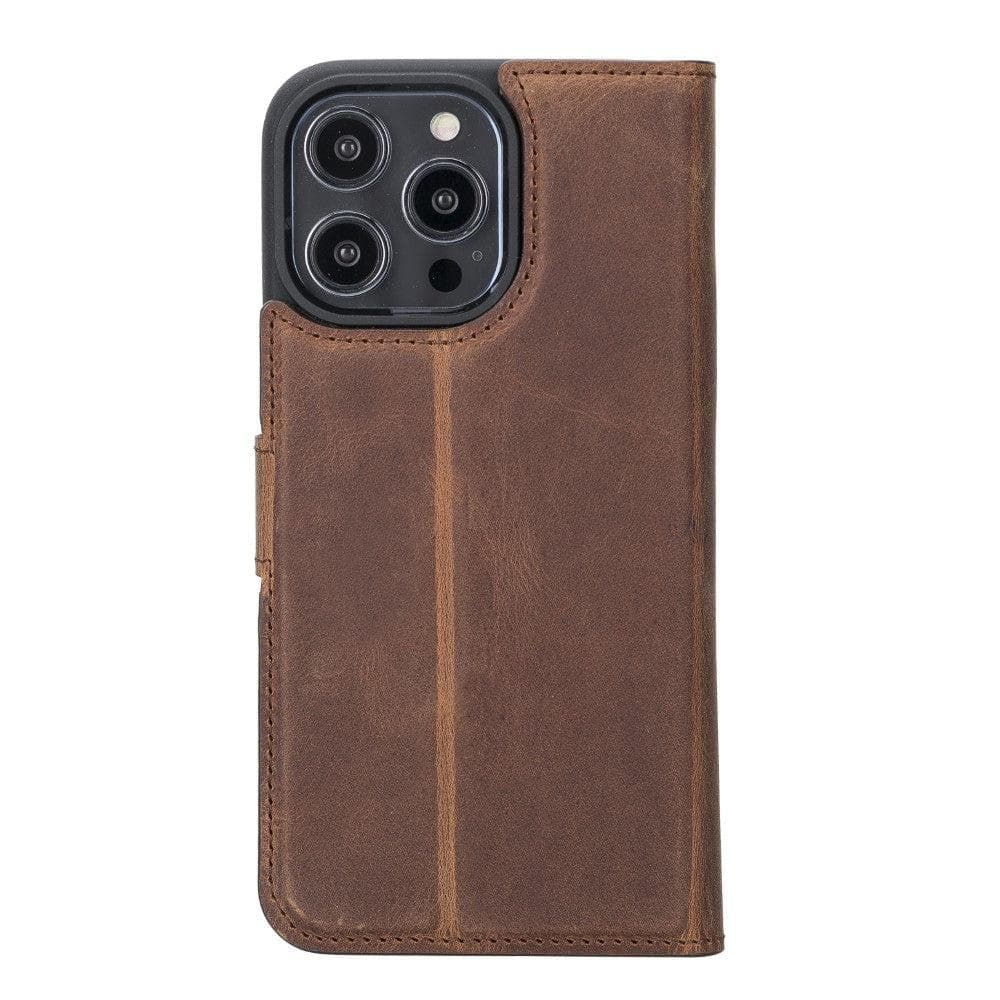 Magic iPhone 14 Series Detachable Genuine Leather Case