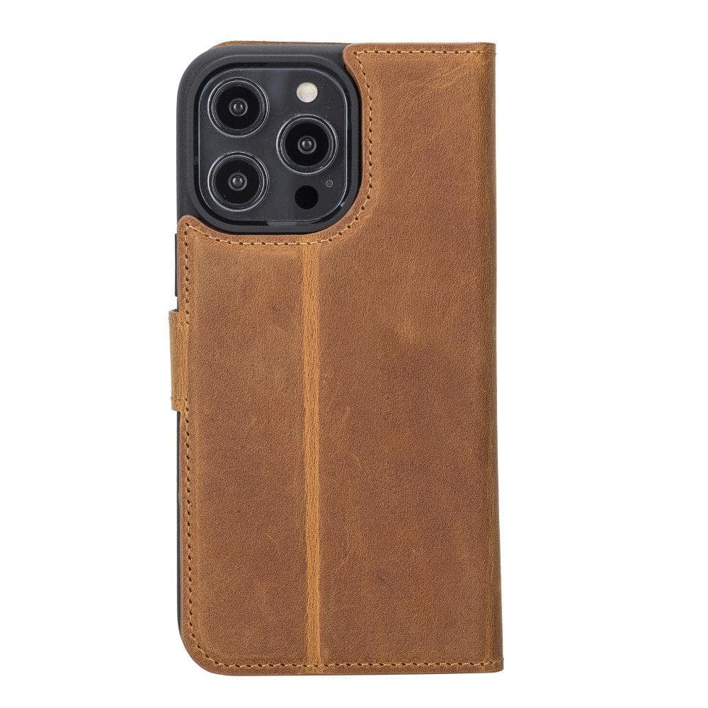 Magic iPhone 14 Series Detachable Genuine Leather Case