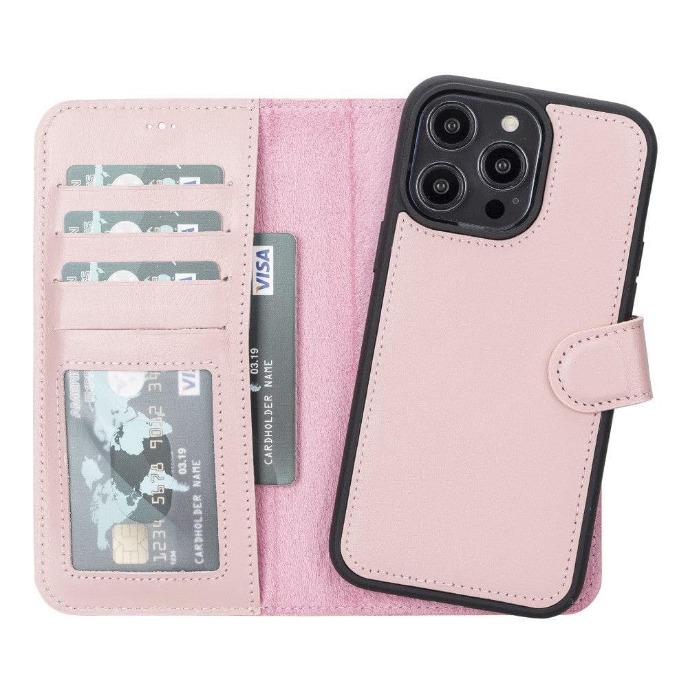 Magic iPhone 14 Pro Detachable Leather Wallet Case