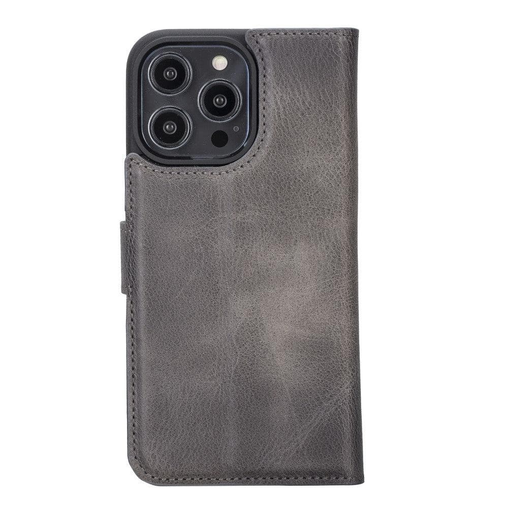 Magic iPhone 14 Series Detachable Genuine Leather Case