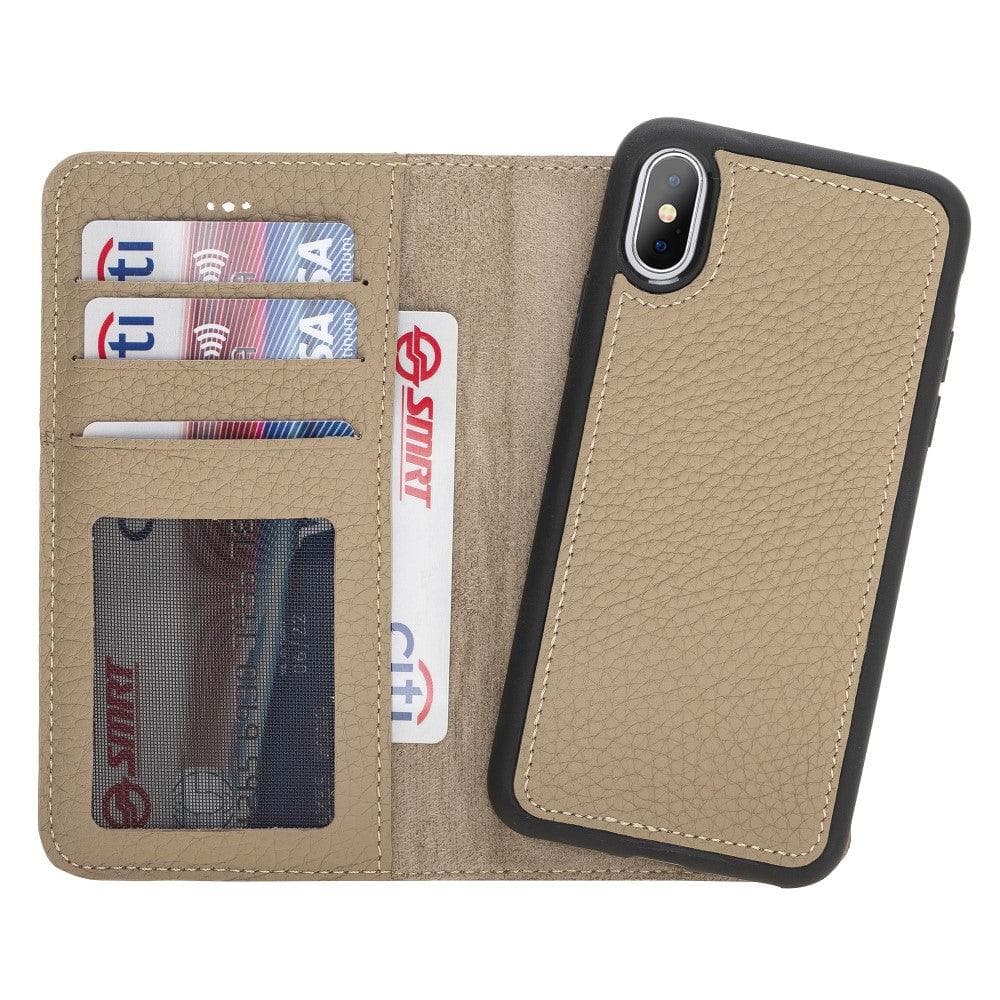 Magic iPhone X Series Detachable Genuine Leather Case / MW