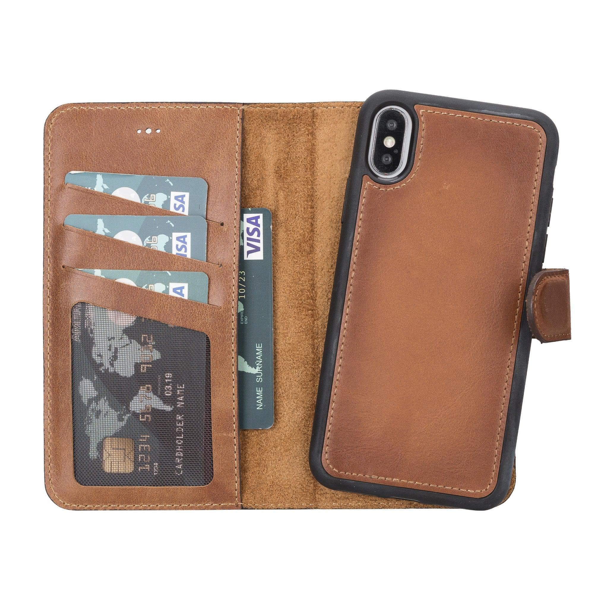 Magic iPhone X Series Detachable Genuine Leather Case / MW