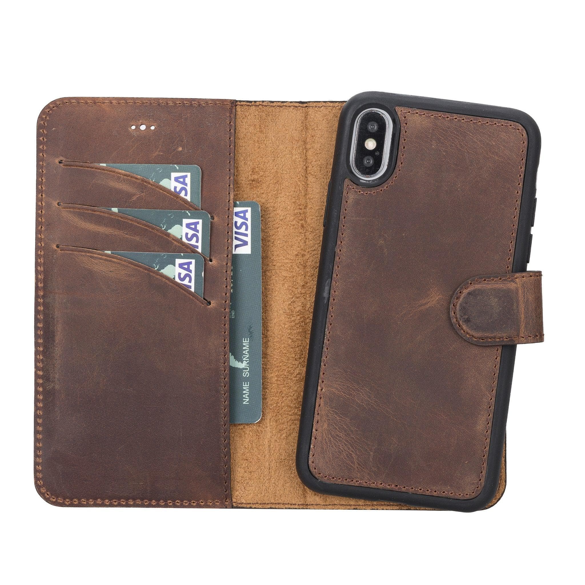 Magic iPhone X Series Detachable Genuine Leather Case / MW