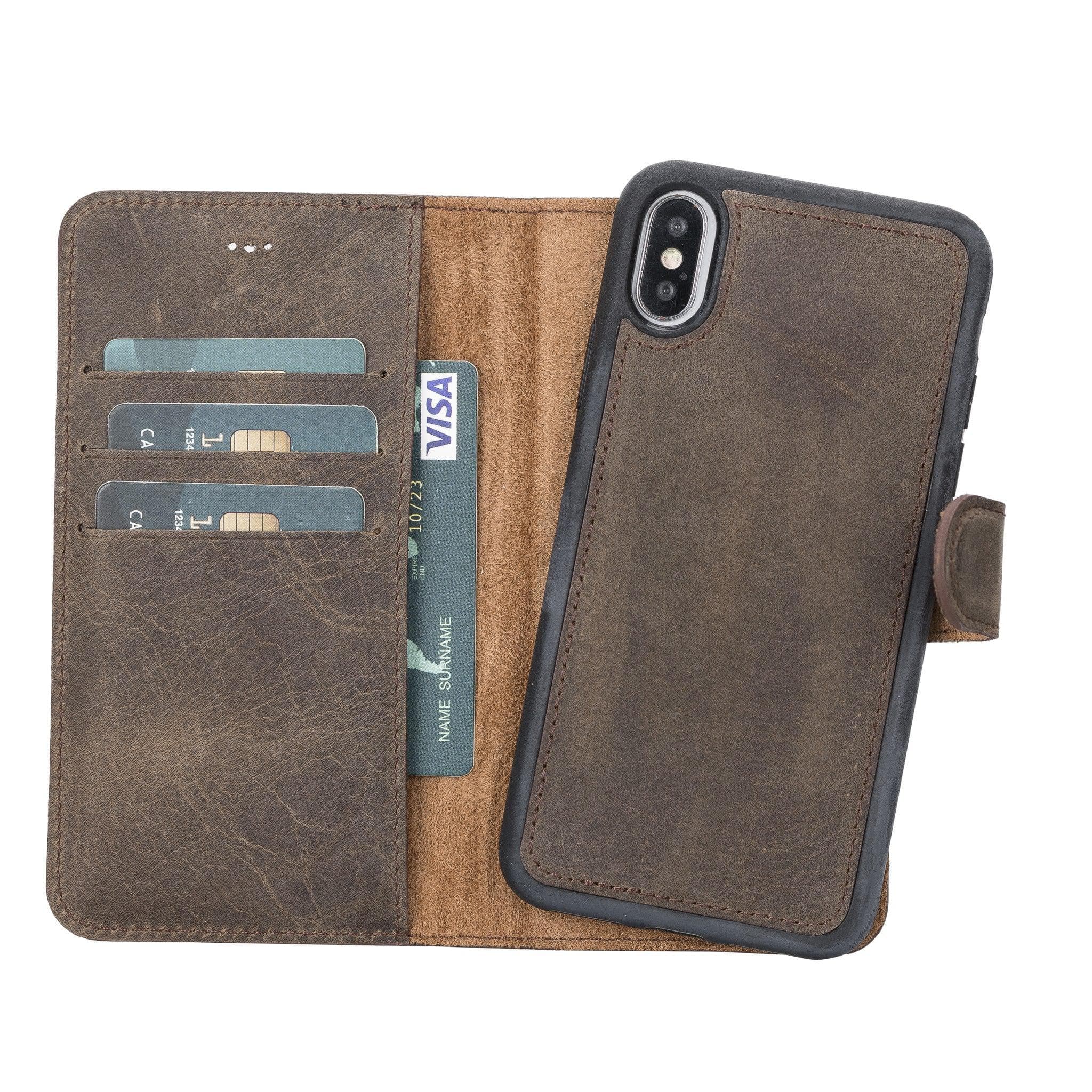 Magic iPhone X Series Detachable Genuine Leather Case / MW