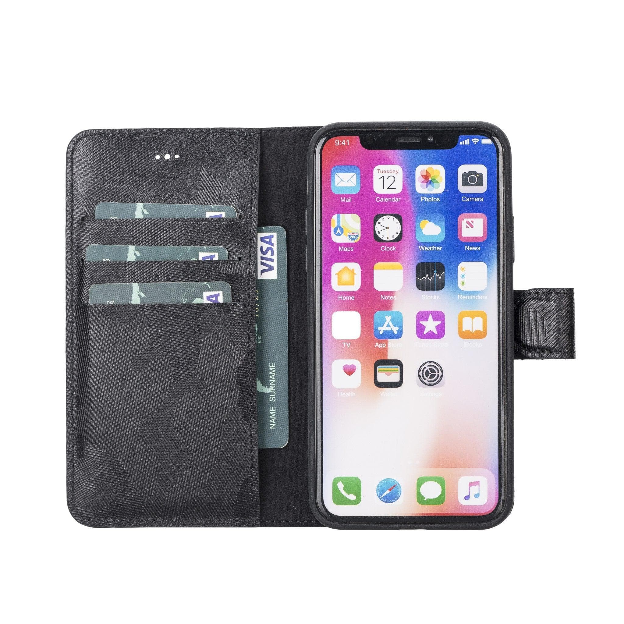 Magic iPhone X Series Detachable Genuine Leather Case / MW