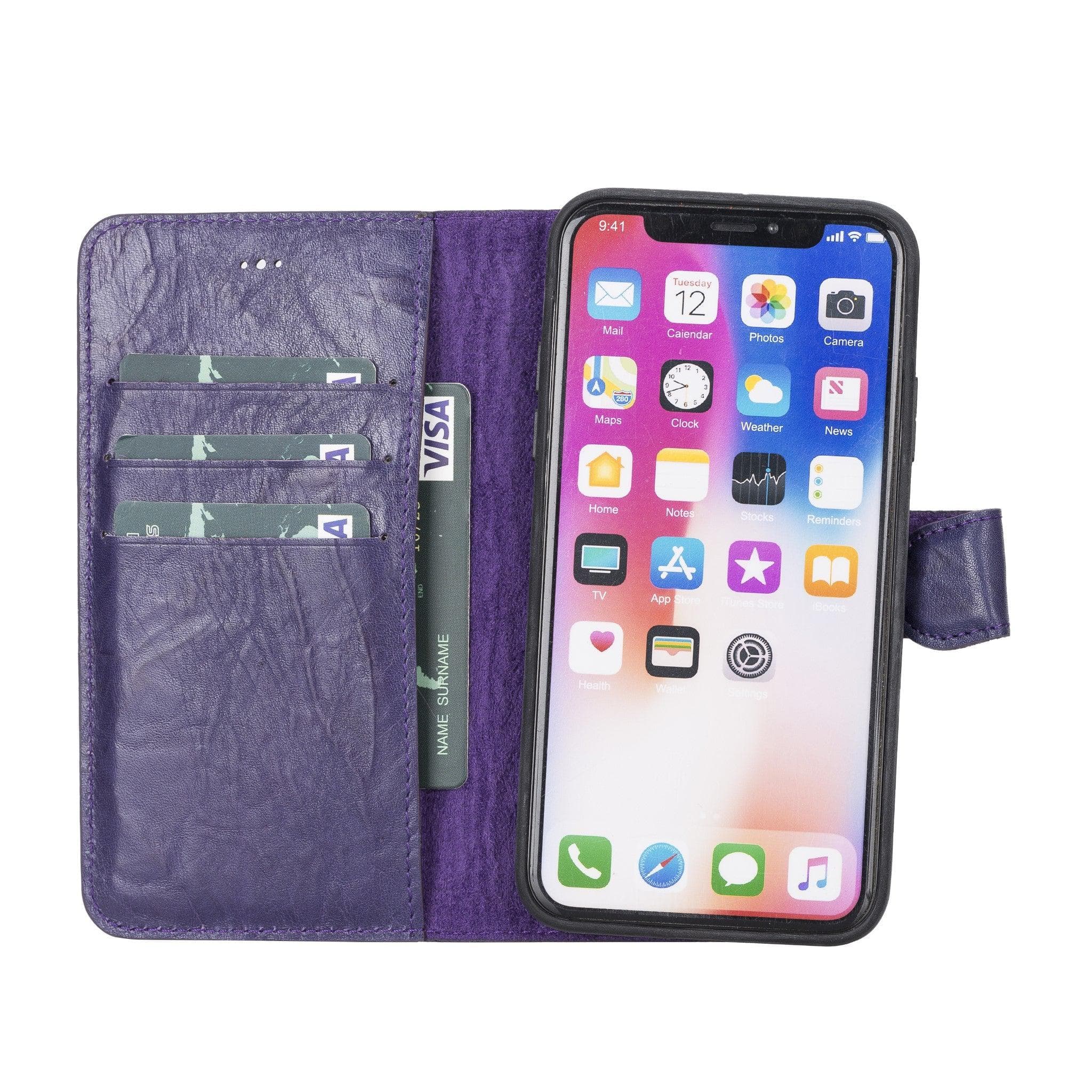 Magic iPhone X Series Detachable Genuine Leather Case / MW