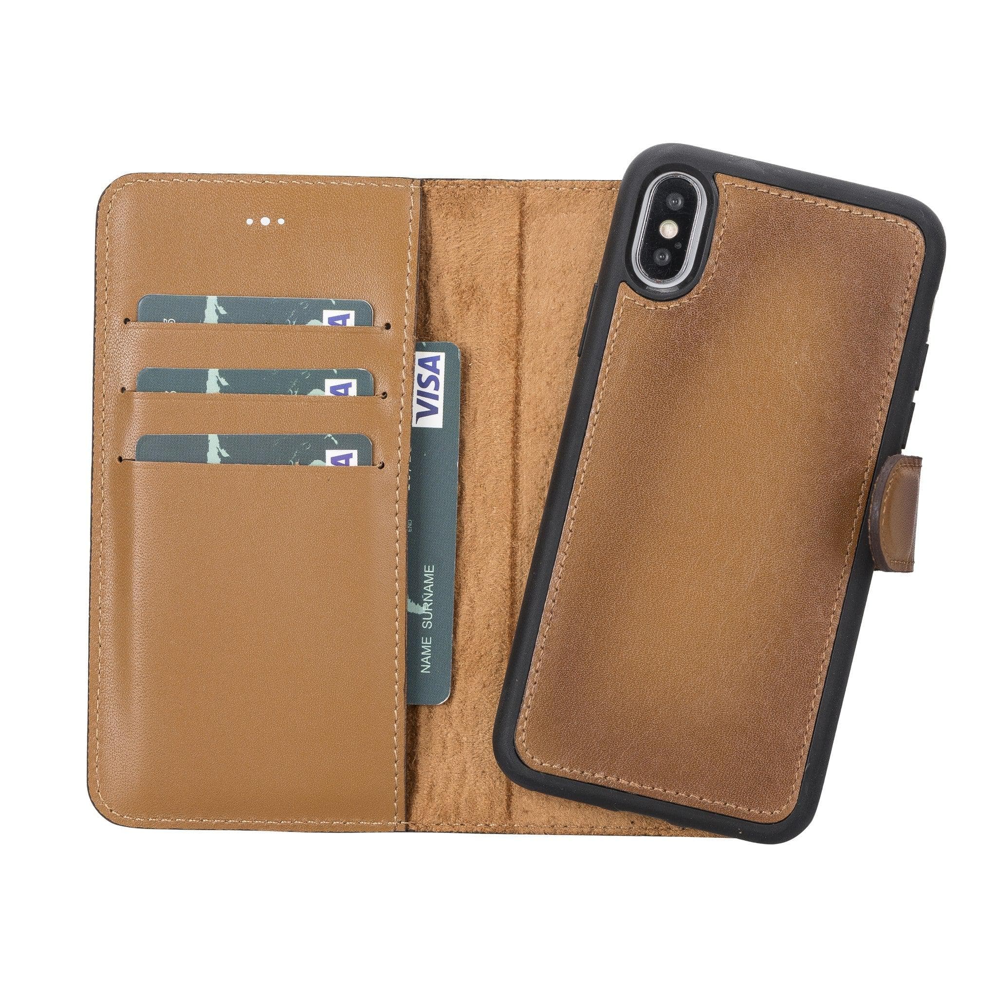 Magic iPhone X Series Detachable Genuine Leather Case / MW