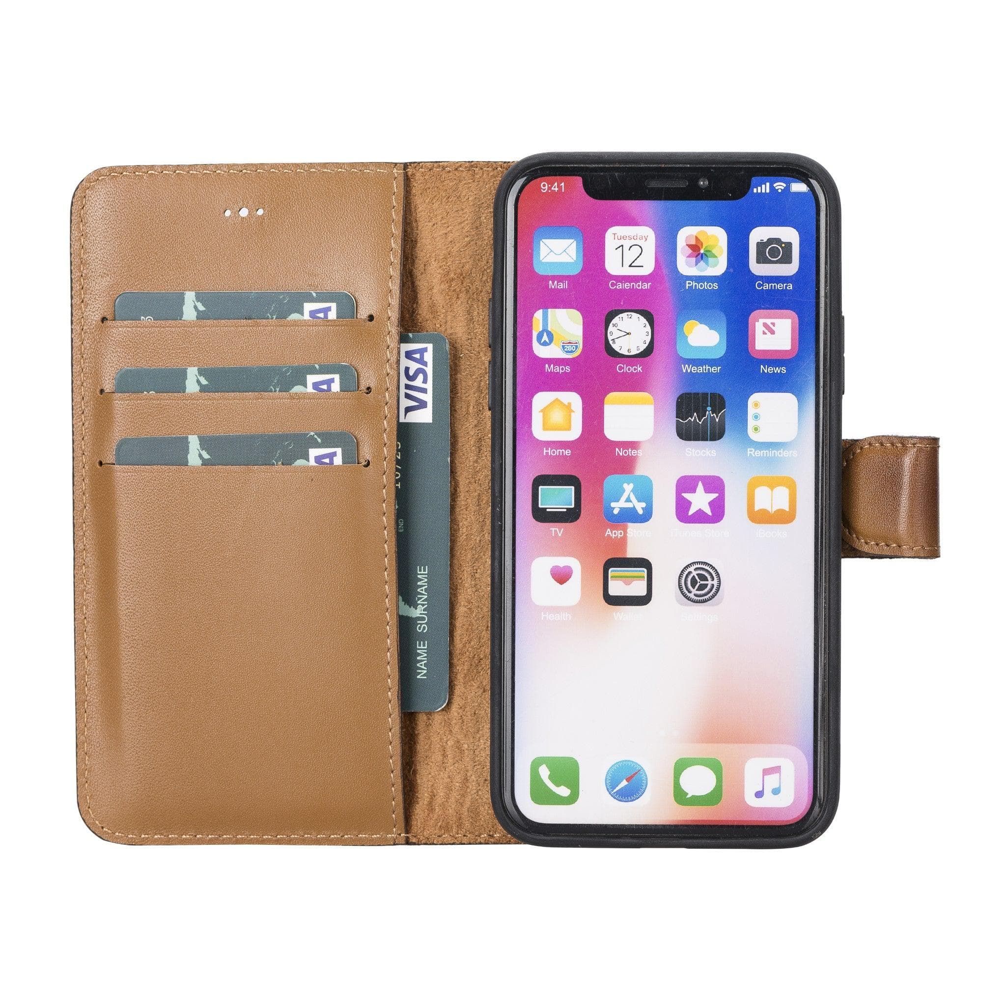 Magic iPhone X Series Detachable Genuine Leather Case / MW