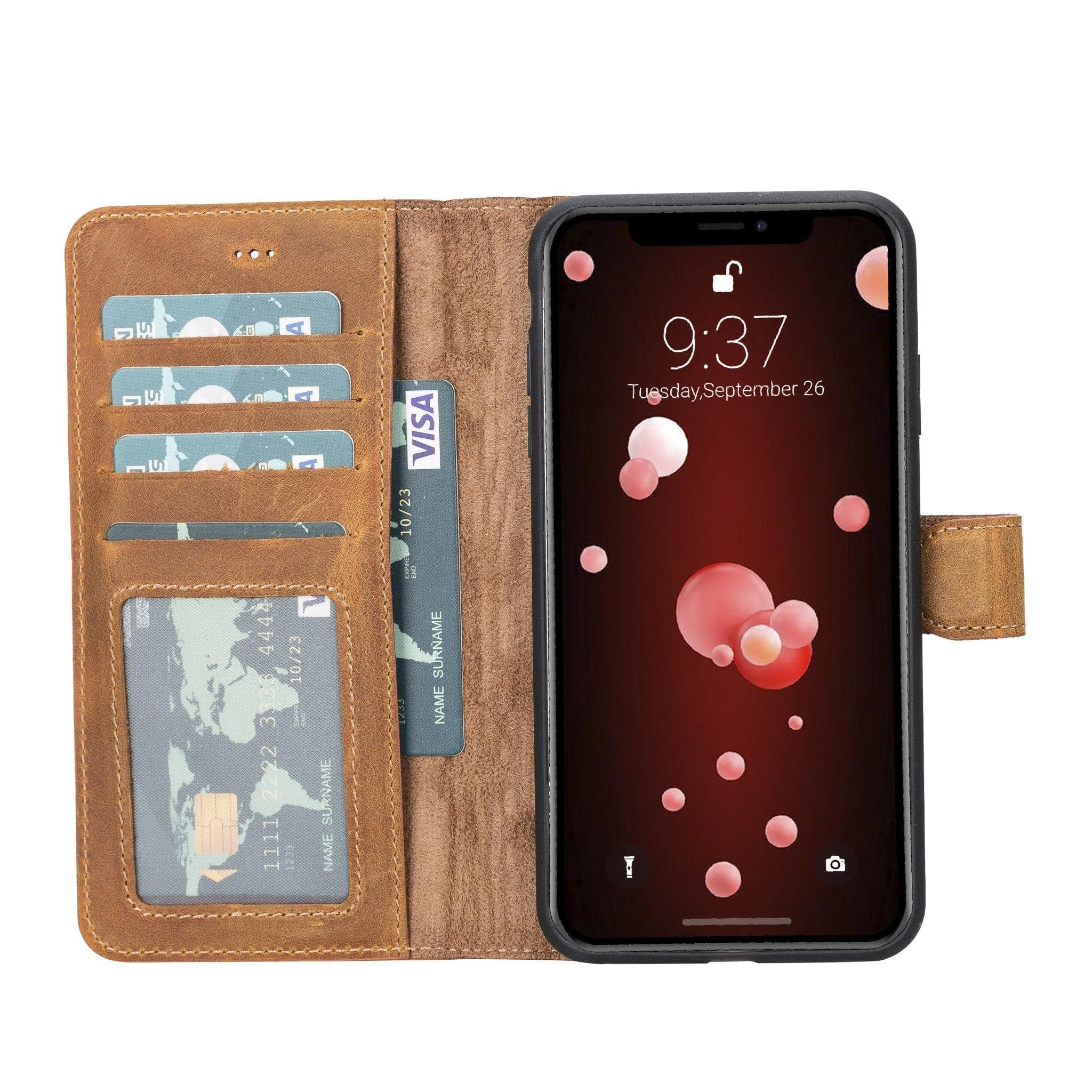 Magic iPhone X Series Detachable Genuine Leather Case / MW