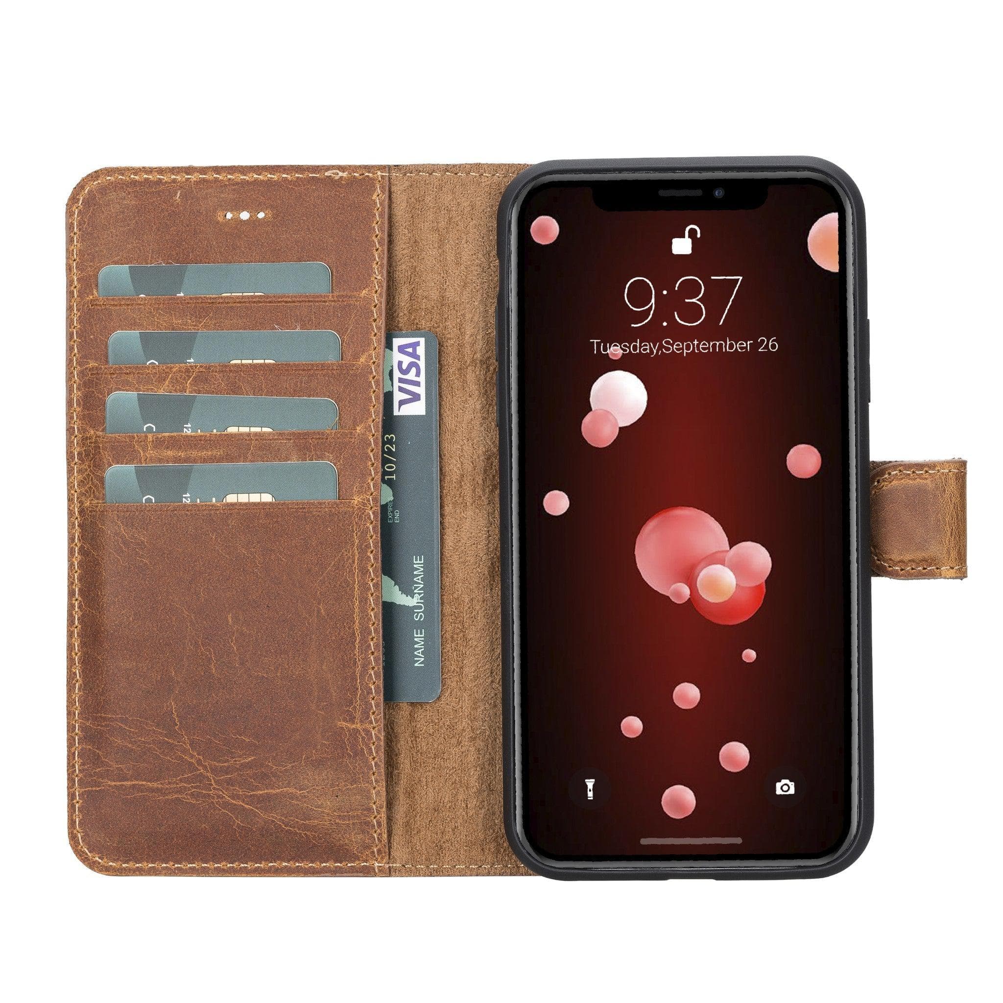 Magic iPhone X Series Detachable Genuine Leather Case / MW