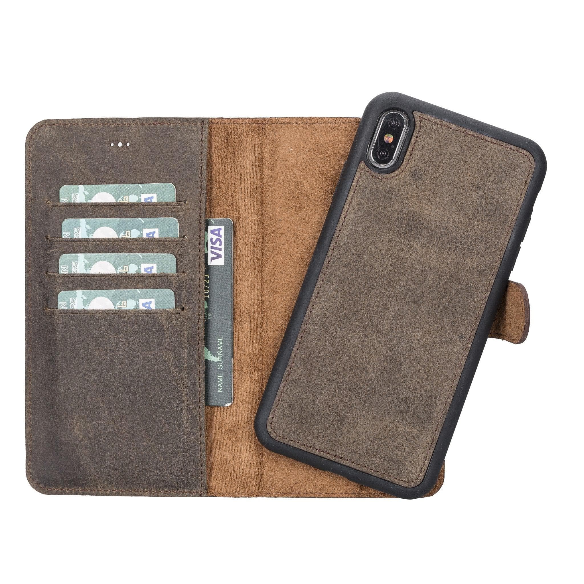 Magic iPhone X Series Detachable Genuine Leather Case / MW