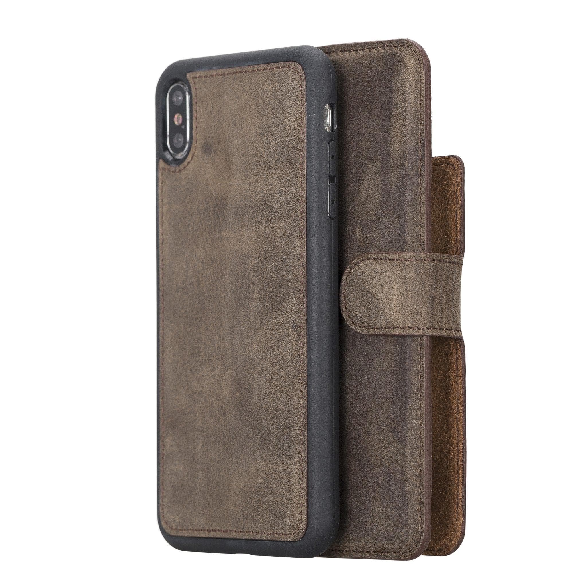 Magic iPhone X Series Detachable Genuine Leather Case / MW