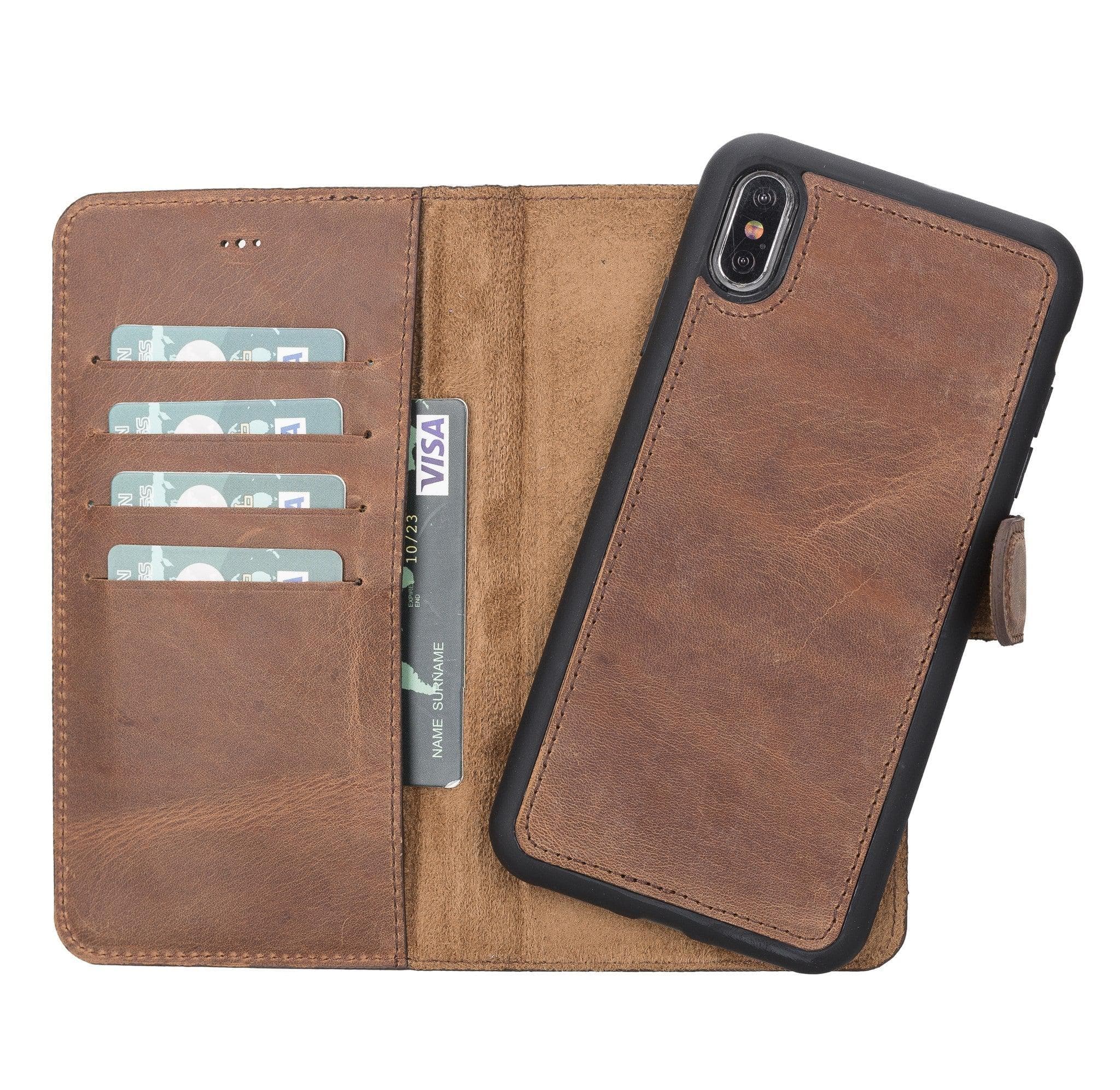 Magic iPhone X Series Detachable Genuine Leather Case / MW