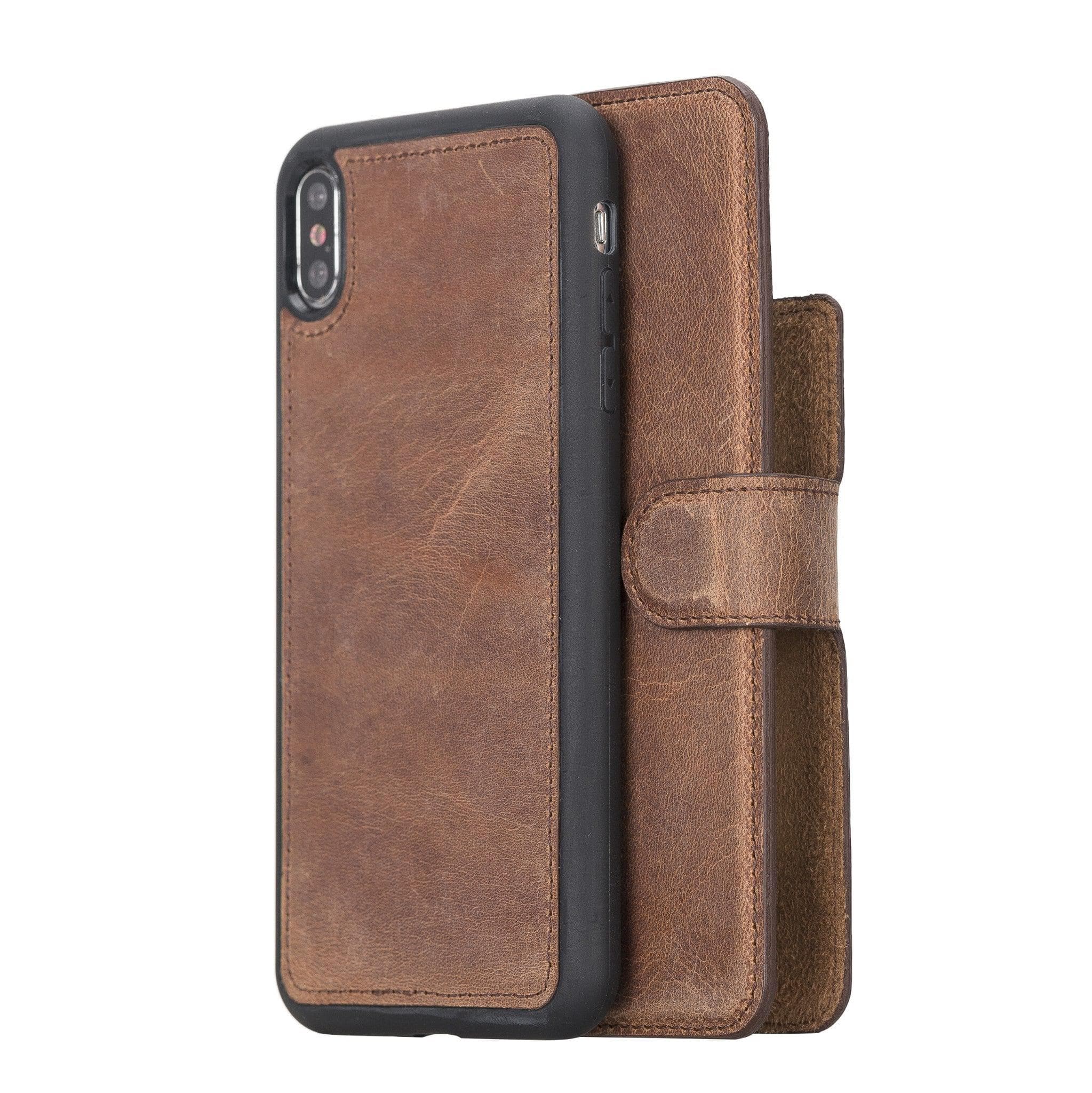 Magic iPhone X Series Detachable Genuine Leather Case / MW