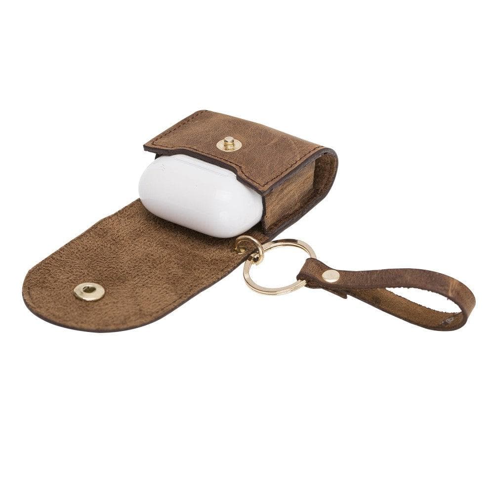 Mai Snap AirPods 3 and AirPods Pro Leather Case with Hook