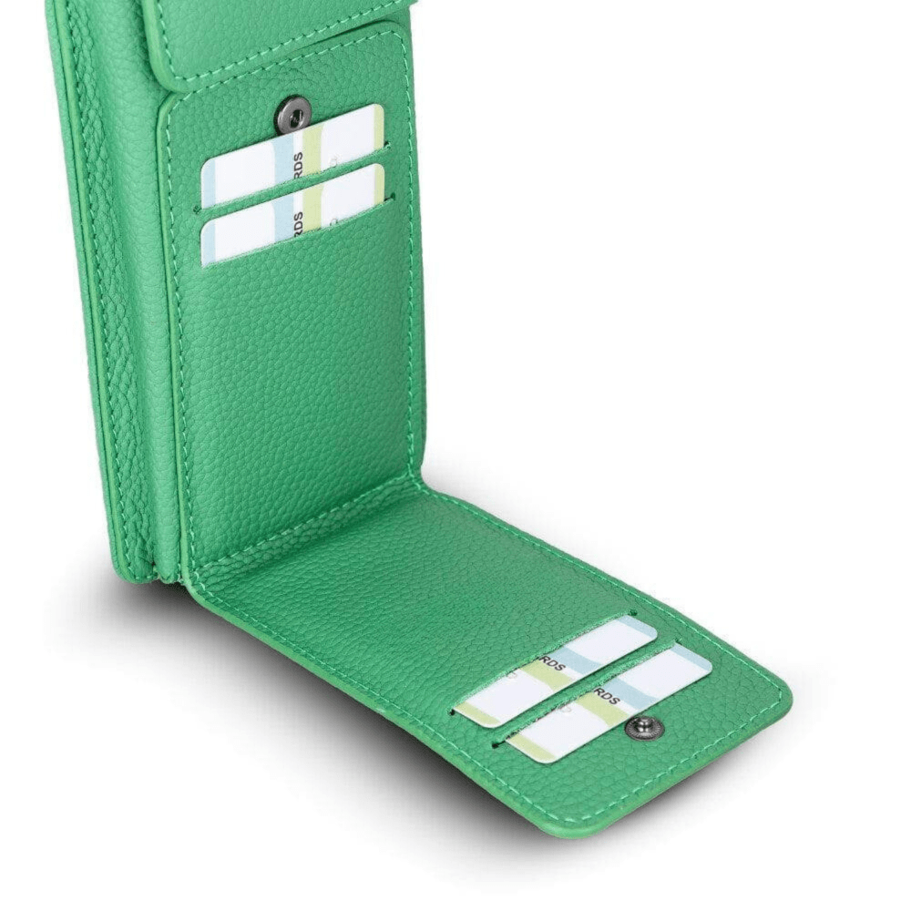 Avjin Genuine Leather Crossbody Bag Compatible with Phones up to 6.9"