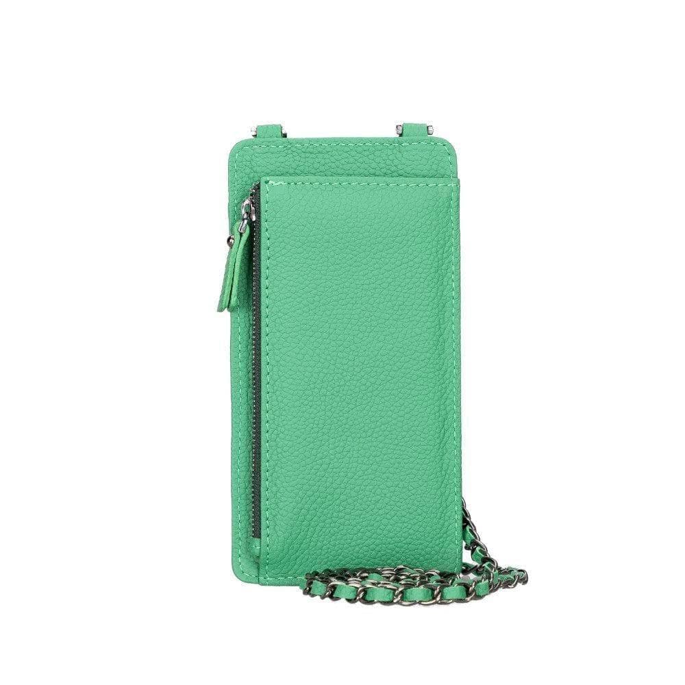 Avjin Genuine Leather Crossbody Bag Compatible with Phones up to 6.9"