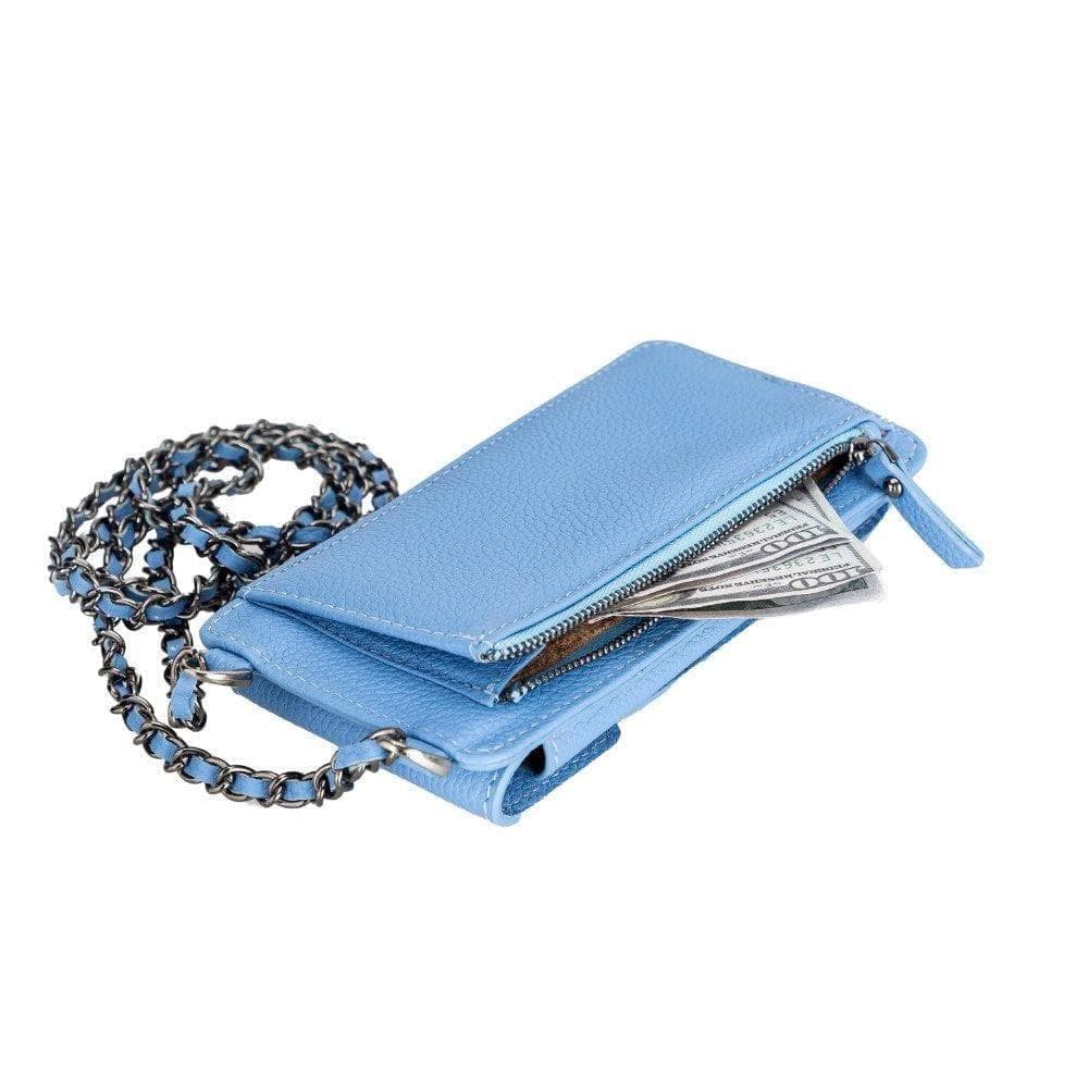 Avjin Genuine Leather Crossbody Bag Compatible with Phones up to 6.9"