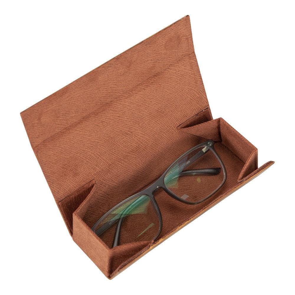 Clever Genuine Leather Glasses Case