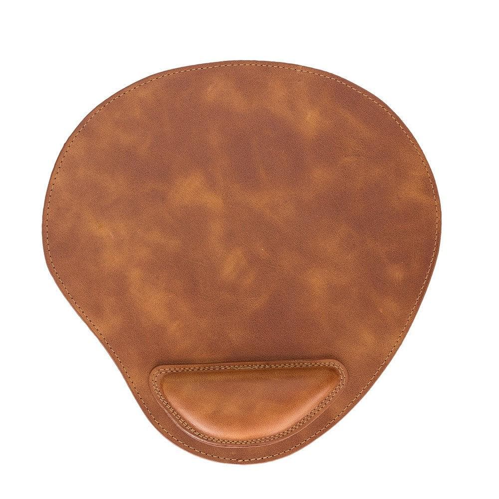 Cushioned Genuine Leather Mouse Pad