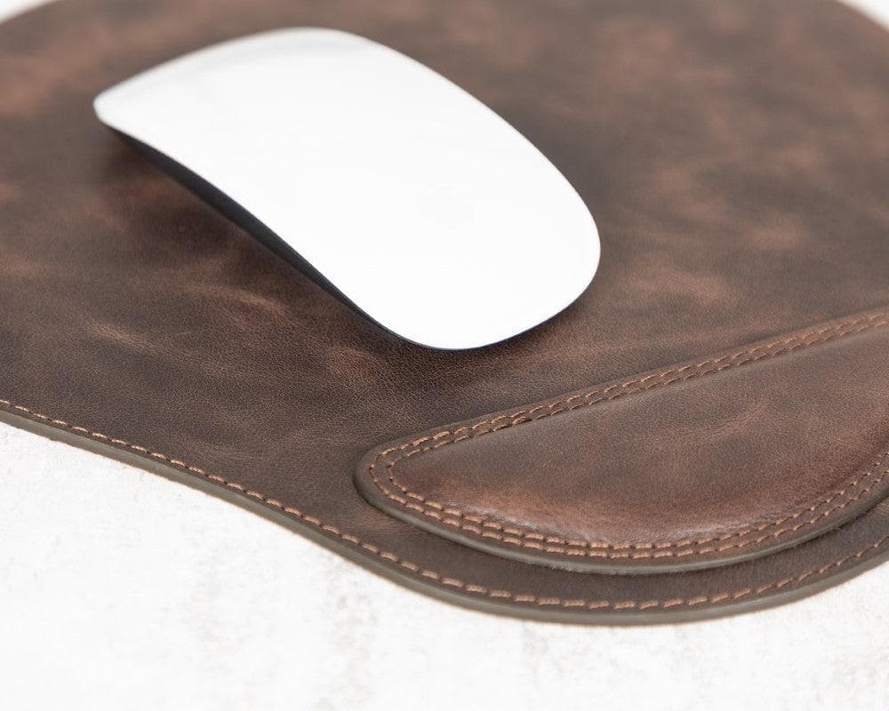 Cushioned Genuine Leather Mouse Pad