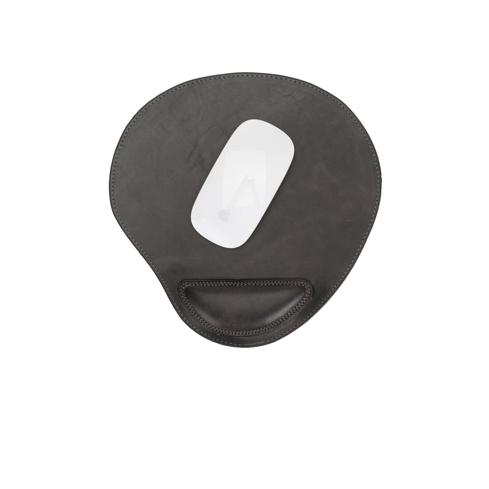 Cushioned Genuine Leather Mouse Pad