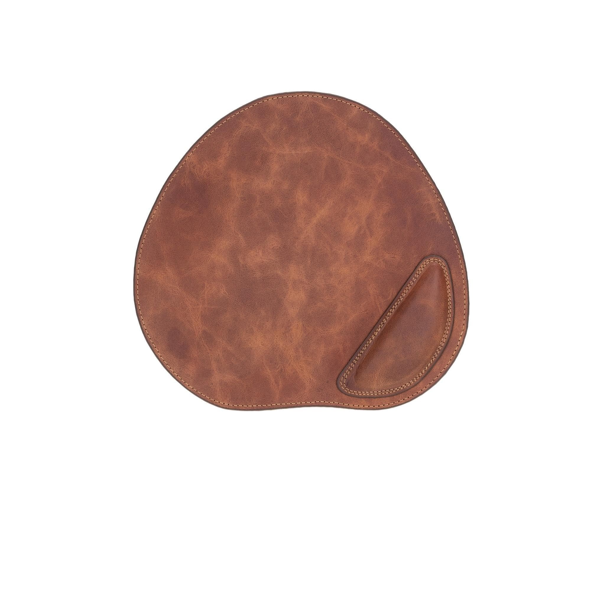 Cushioned Genuine Leather Mouse Pad