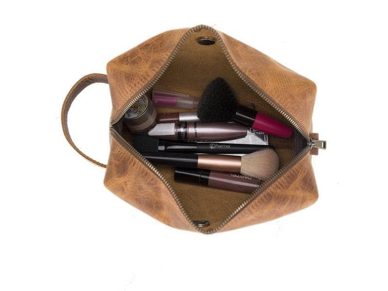 Eve Genuine Leather Make Up Bag