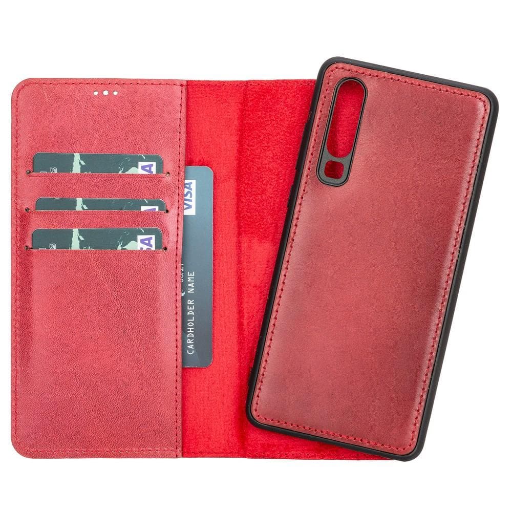 Magic Huawei P30 Detachable Genuine Leather Case / MW