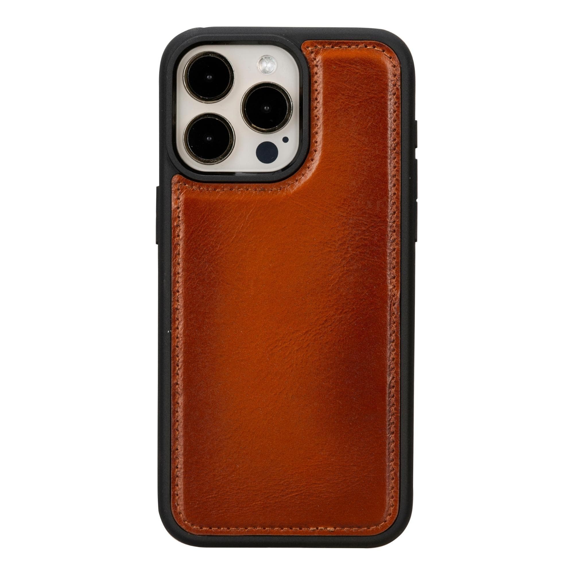 Magic iPhone 15 Pro Max Genuine Leather Detachable Wallet Case