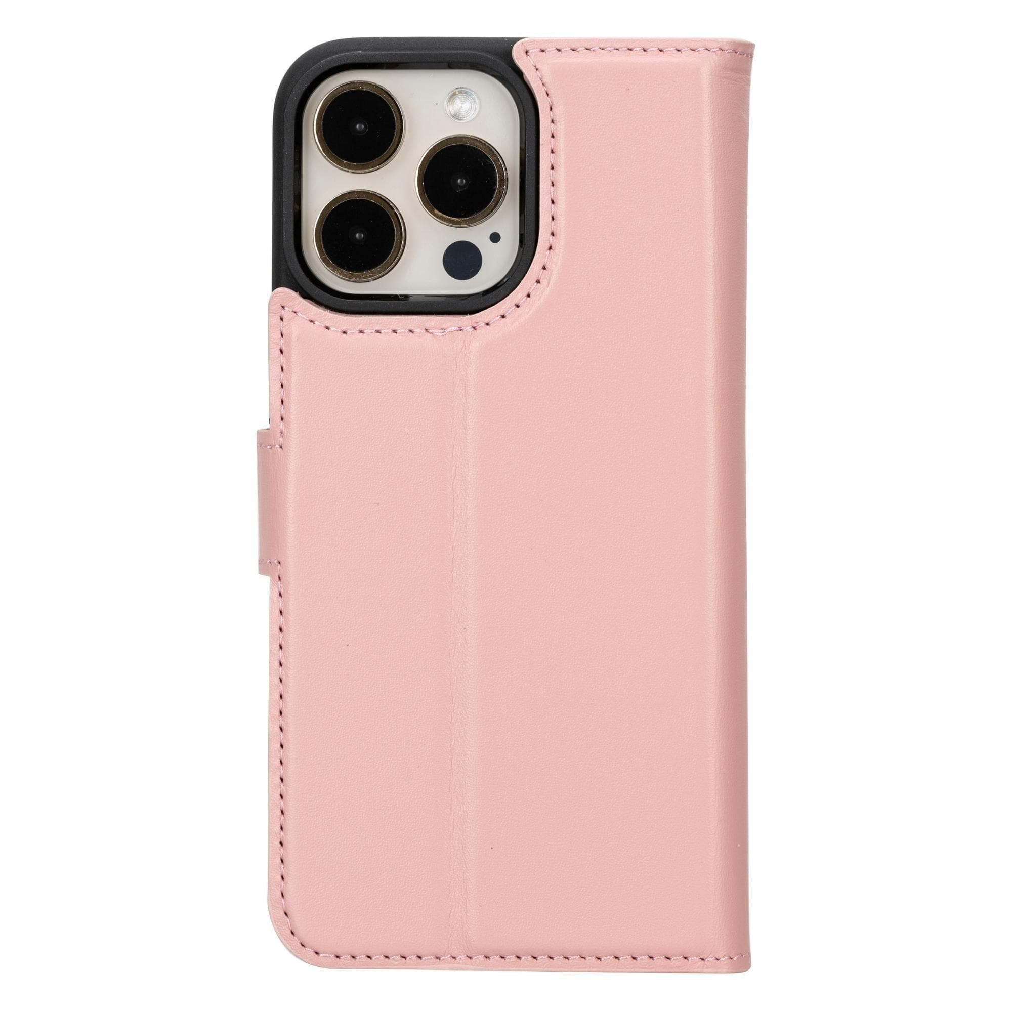 Magic iPhone 15 Series Detachable Genuine Leather Case