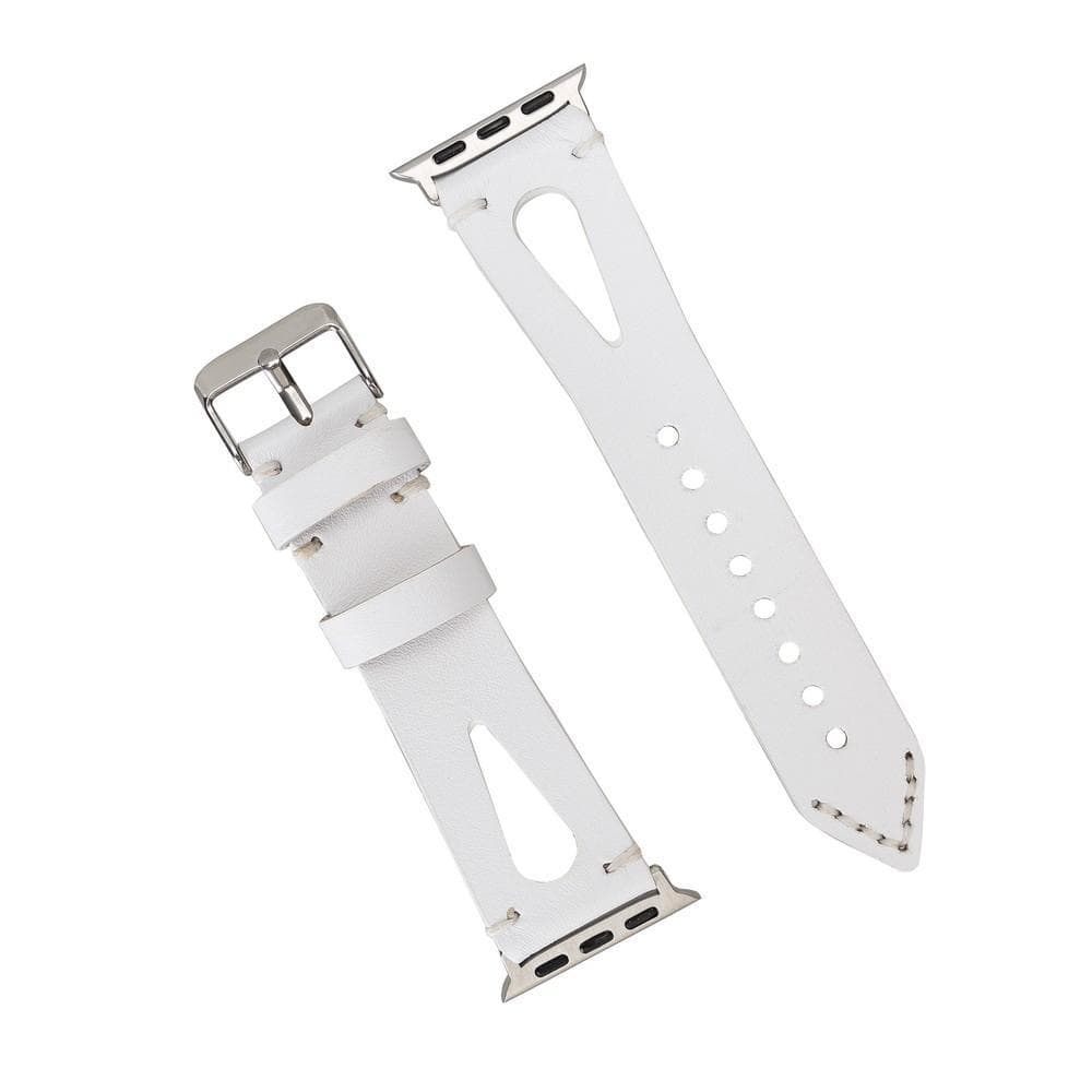 Leather Apple Watch Bands - BA2 Style Drop Cut 42mm