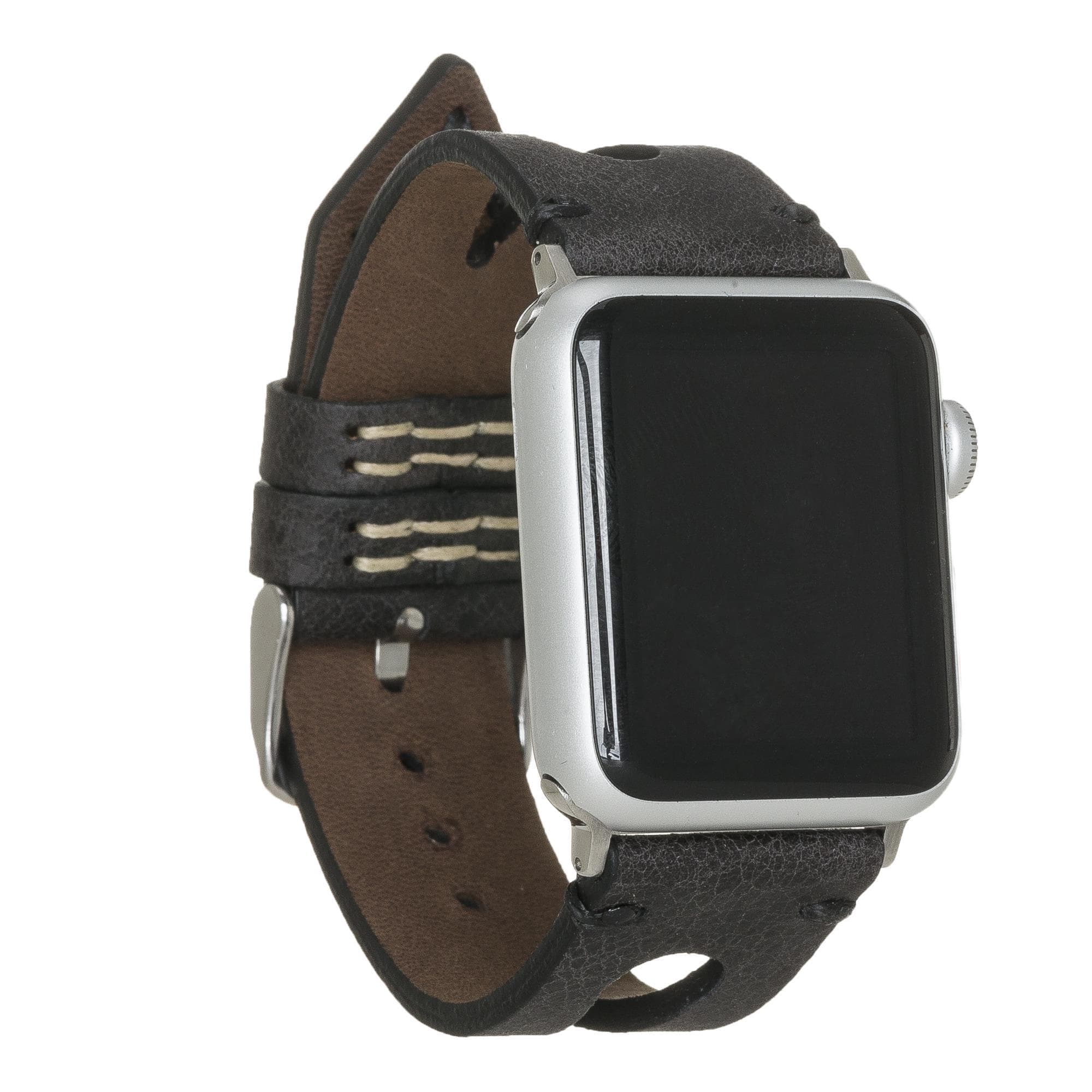 Leather Apple Watch Bands - BA2 Style Drop Cut 42mm