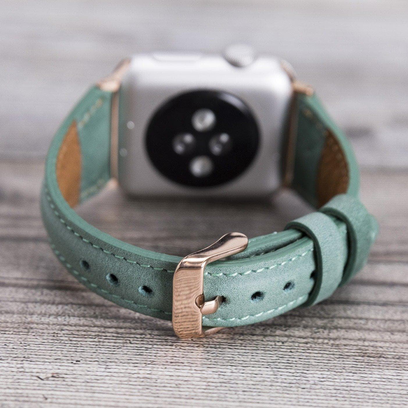 Leather Apple Watch Bands - Classic Slim Style