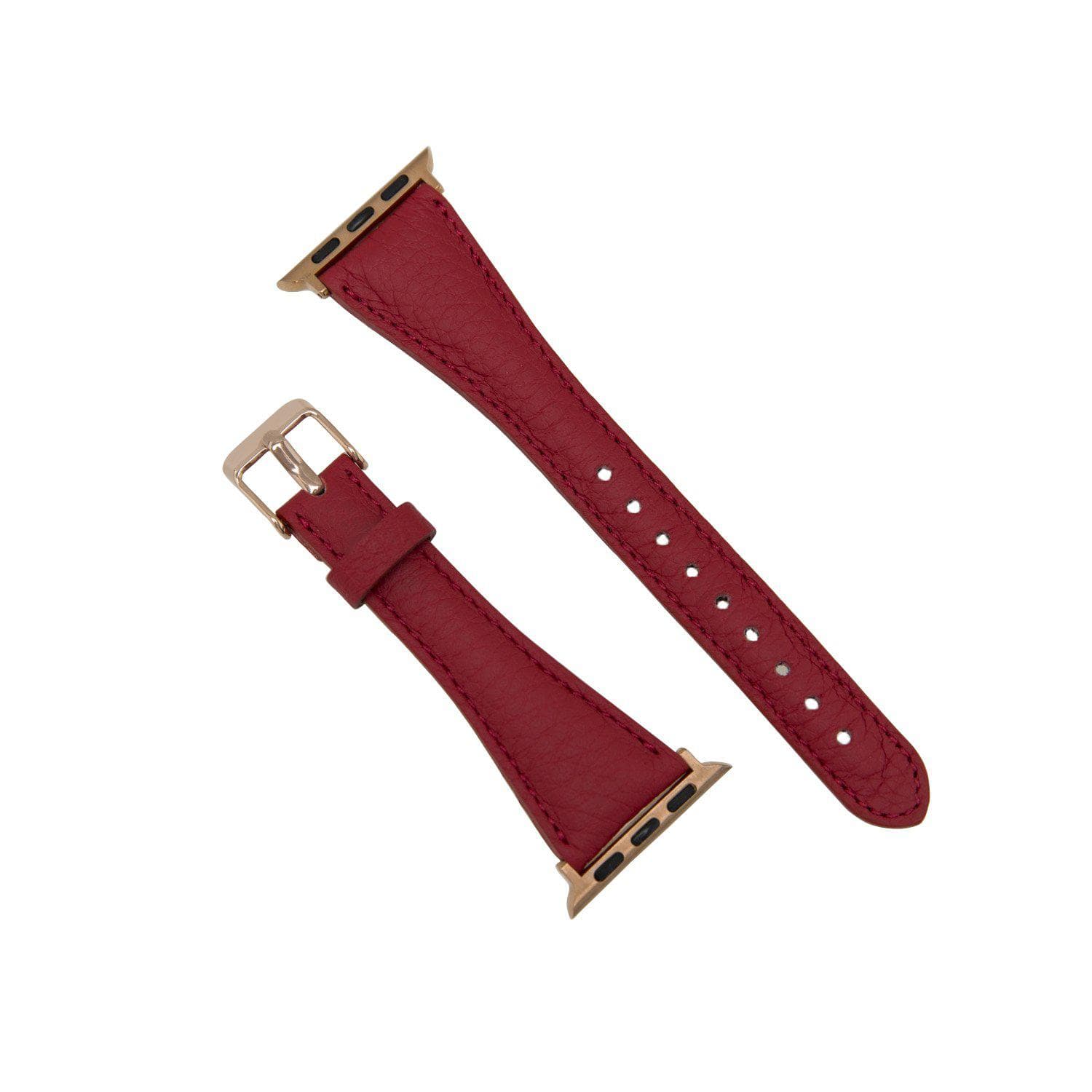 Leather Apple Watch Bands - Classic Slim Style