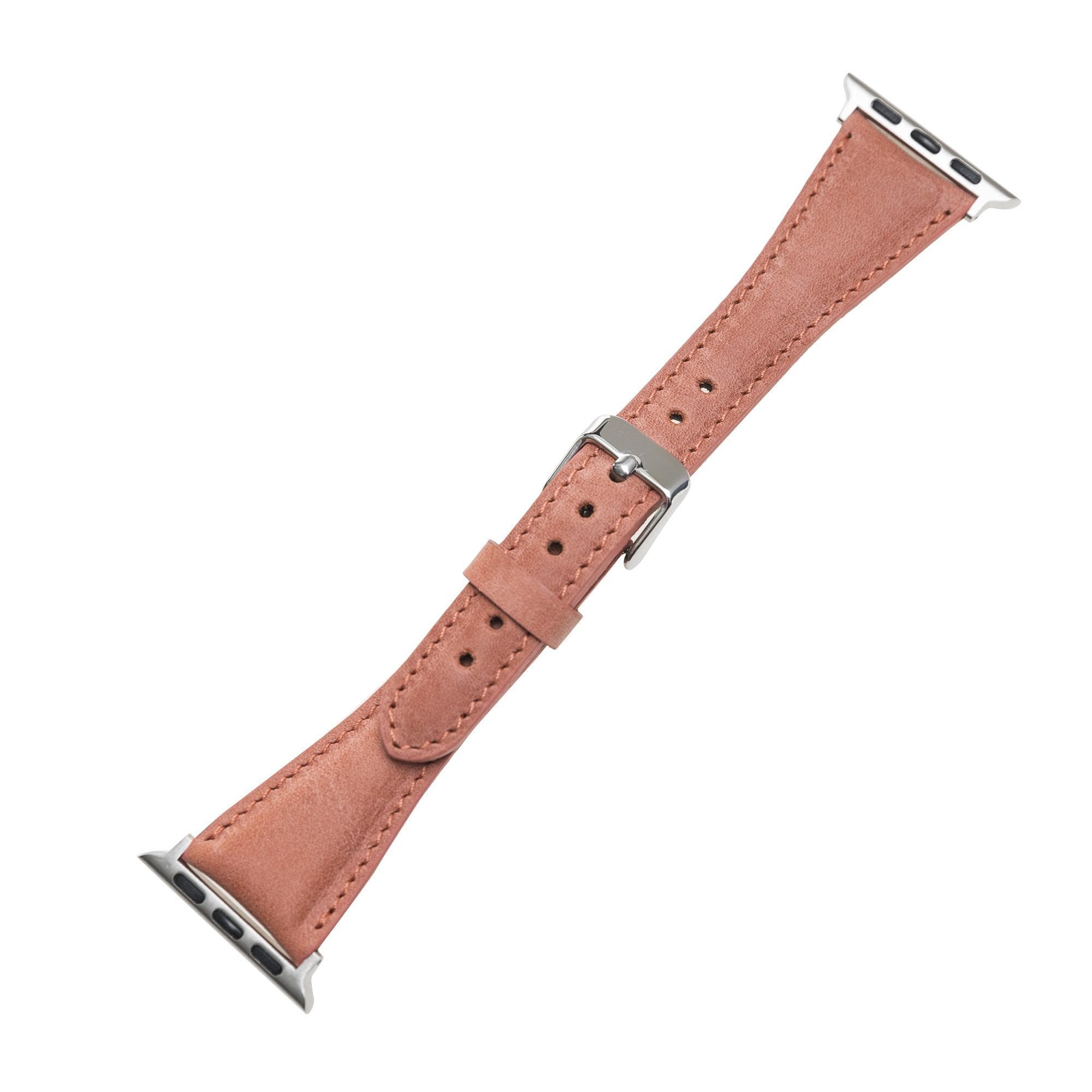 Leather Apple Watch Bands - Classic Slim Style