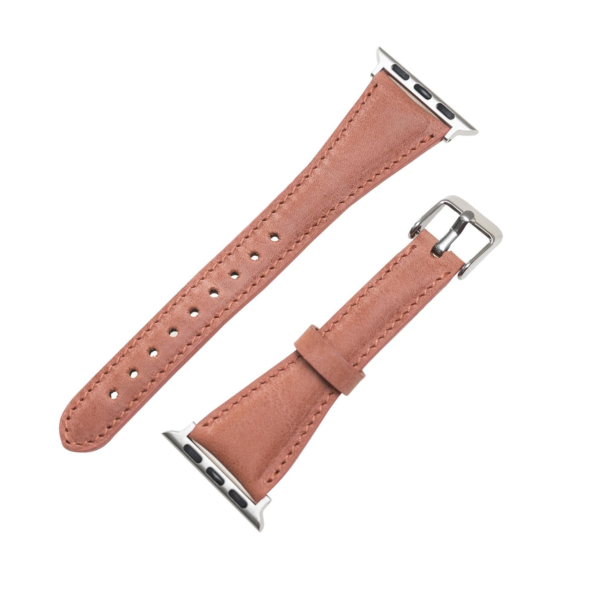 Leather Apple Watch Bands - Classic Slim Style