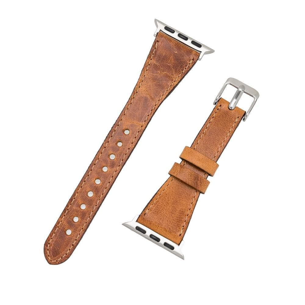 Leather Apple Watch Bands - Classic Slim Style