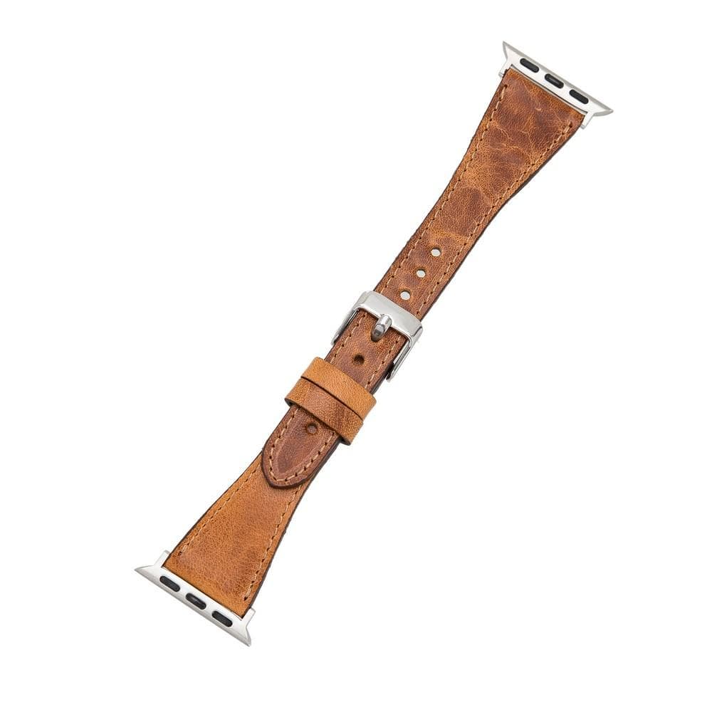 Leather Apple Watch Bands - Classic Slim Style