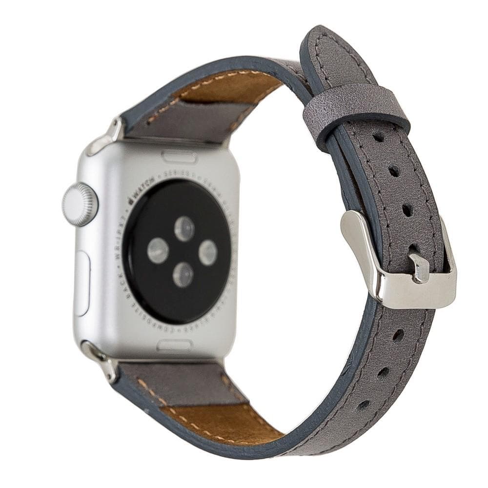 Leather Apple Watch Bands - Classic Slim Style