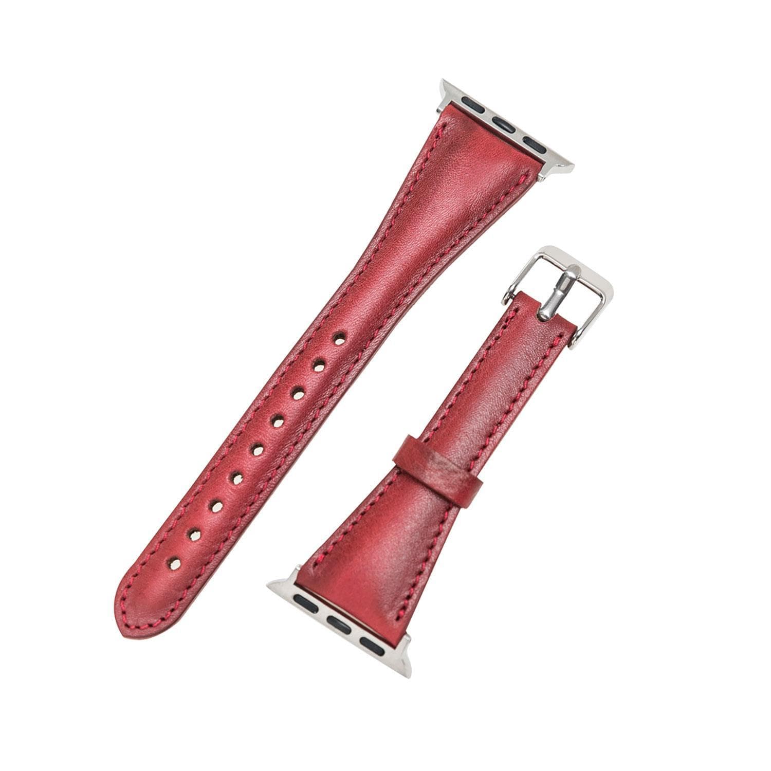 Leather Apple Watch Bands - Classic Slim Style