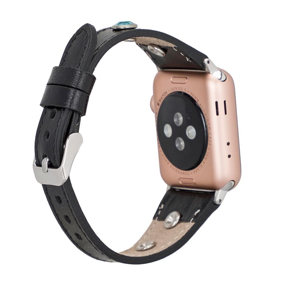 Leather Apple Watch Bands - Classic Slim Style